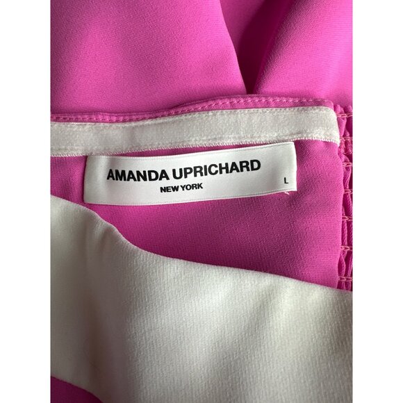 Amanda Uprichard Kerry Skort Romper in Aster & Ivory Large New Womens Dress - Picture 9 of 15